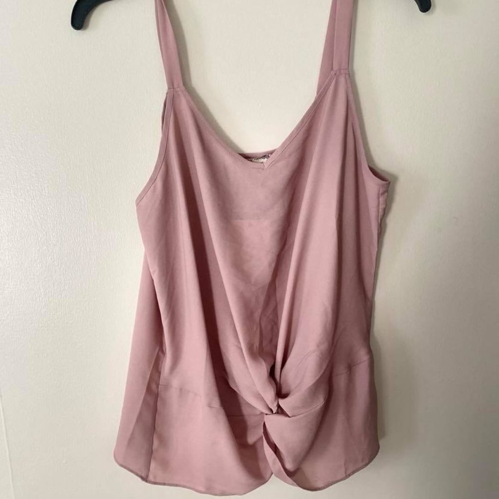 Pink Tank Top Blouse